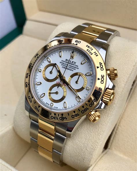 silver and gold rolex daytona|rolex daytona chronograph price.